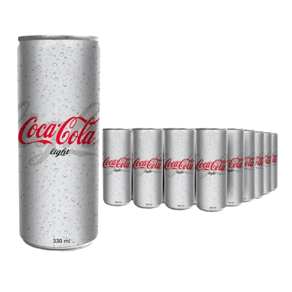 Coca Cola Kutu Light 330 ml 24'lü Paket
