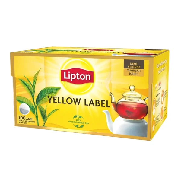 Lipton Yellow Label Demlik Poşet Çay 100'lü