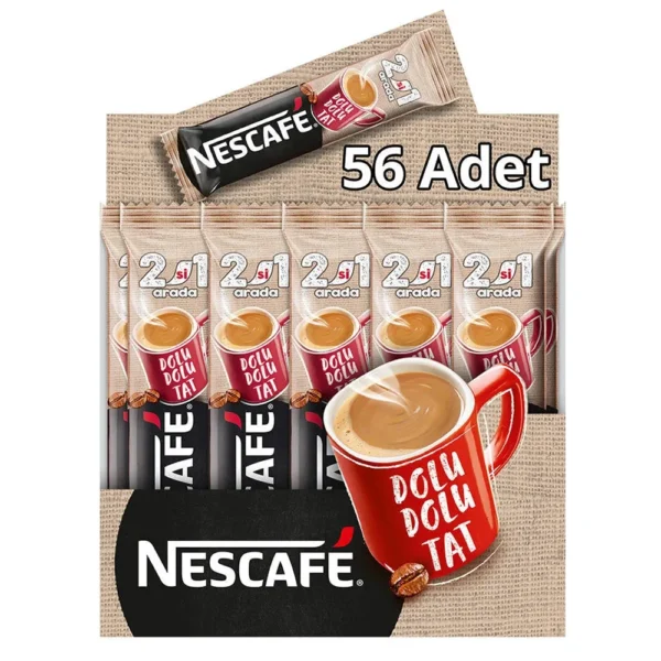 Nescafe 2'si 1 Arada Kahve 10 gr 56'lı Paket